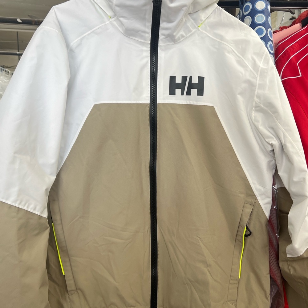 Helly Hansen White and Tan Jacket